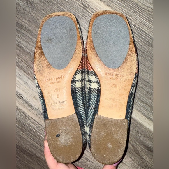 Kate Spade Wool Plaid Flats - Picture 6 of 6